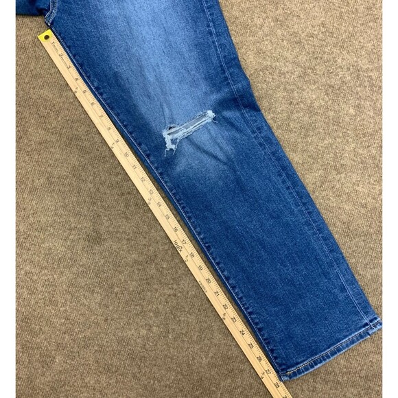 Levis Jeans Womens 32 Wedgie Straight Leg Button Fly High Rise Stretch Denim - Picture 6 of 11